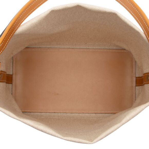Hermes Canvas Col Roule Shoulder Bag - Picture 7 of 9